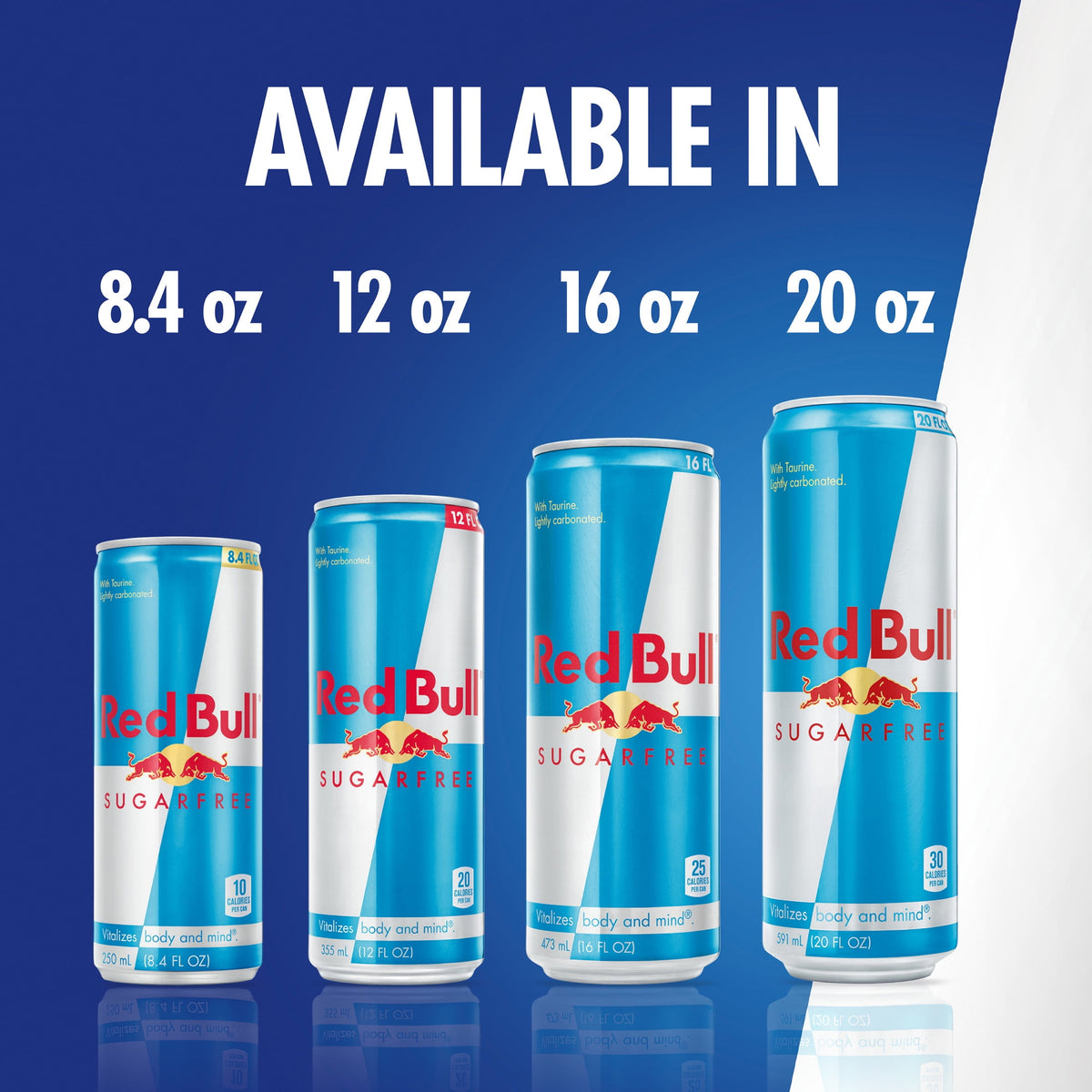 Red Bull Sugarfree Energy Drink, 8.4 fl. oz., Pack of 12 Cans, 80mg Caffeine, Taurine & B Vitamins